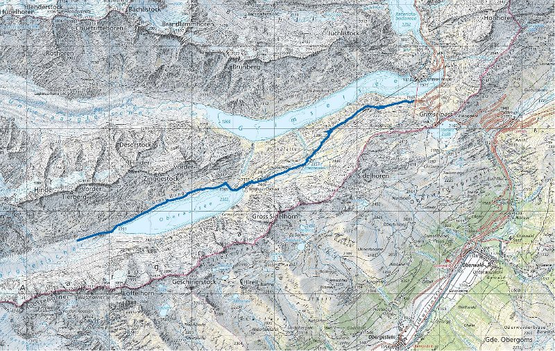 aarewegmap_Seite_18.jpg - Oberaargletscher - Grimsel; 10 km